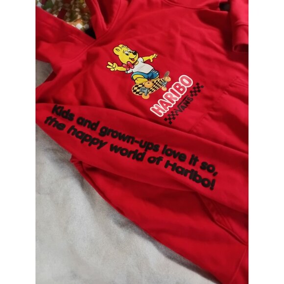Vans x HARIBO Big Kids' Pullover Hoodie (Red) Size XL Youth/Kids - Picture 4 of 6